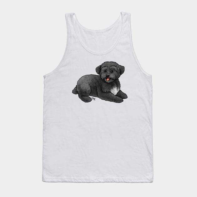 Dog - Yorkipoo - Black Tank Top by Jen's Dogs Custom Gifts and Designs